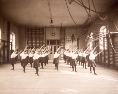 Linggymnastik Gymnastiska Centralinstitutet Stockholm ca 1900 0099