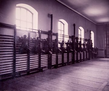 Linggymnastik Gymnastiska Centralinstitutet Stockholm ca 1900 gih0064