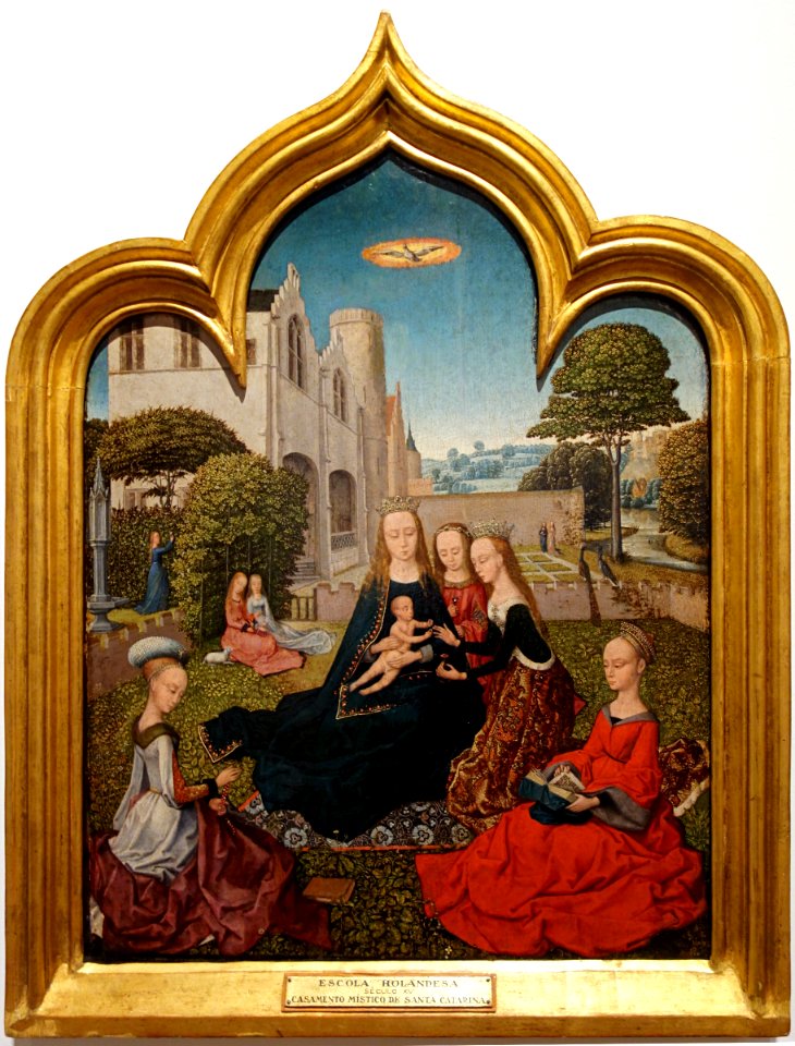 Lisbonne MNAA maitre feuillage broderie ste catherine