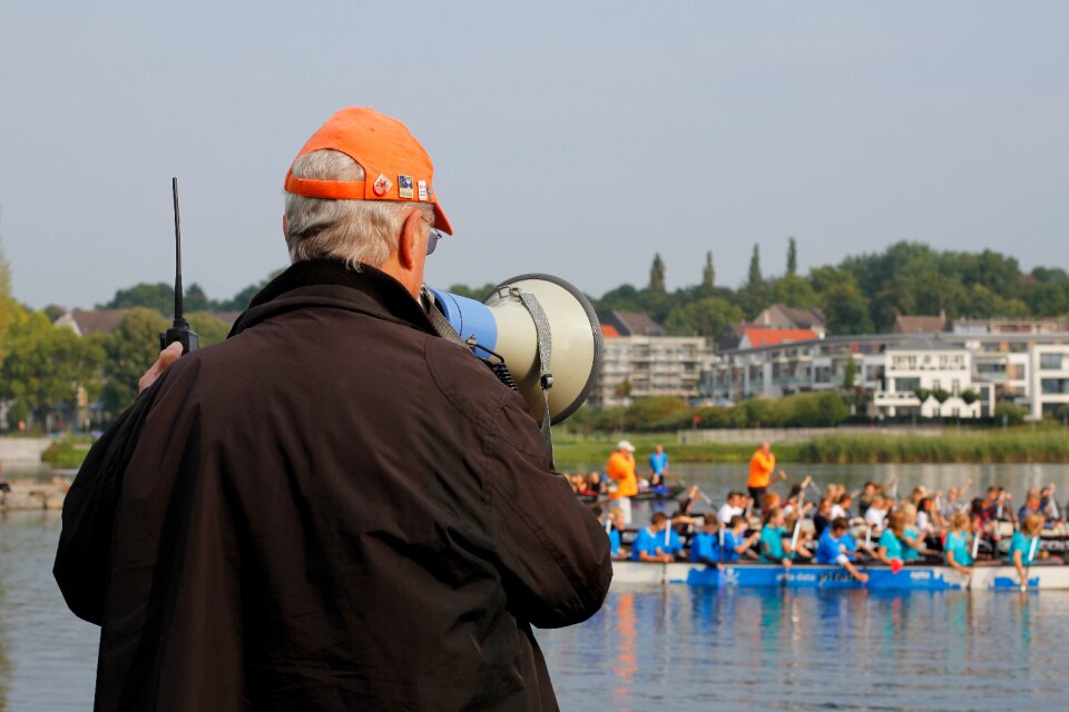 Speakers announcement water sports