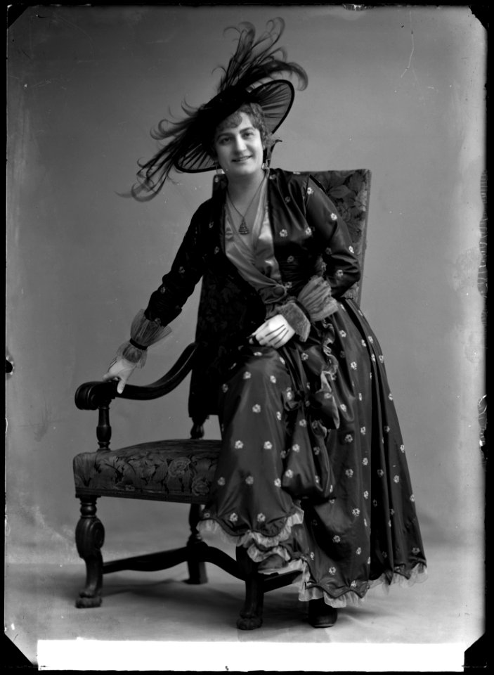 Lisa Ranft in Fernands giftermål at Vasateatern 1915 - SMV - GR015