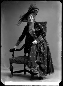Lisa Ranft in Fernands giftermål at Vasateatern 1915 - SMV - GR015