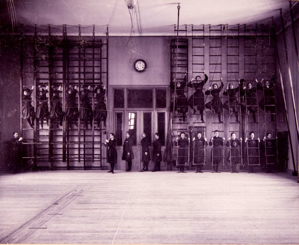 Linggymnastik Gymnastiska Centralinstitutet Stockholm ca 1910-1925 gih0126