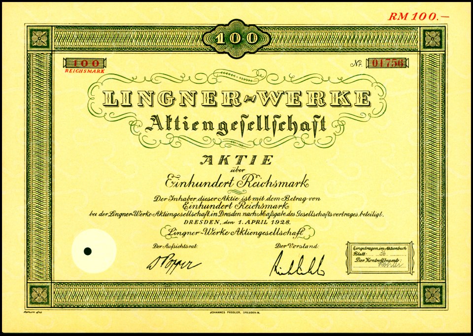 Lingner-Werke AG 1928