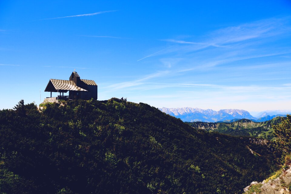 Hut outlook panorama photo