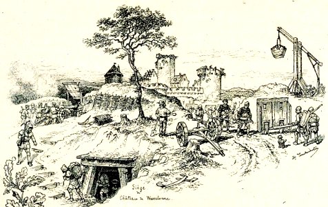 Litho Château de Wasselonne ca 1885