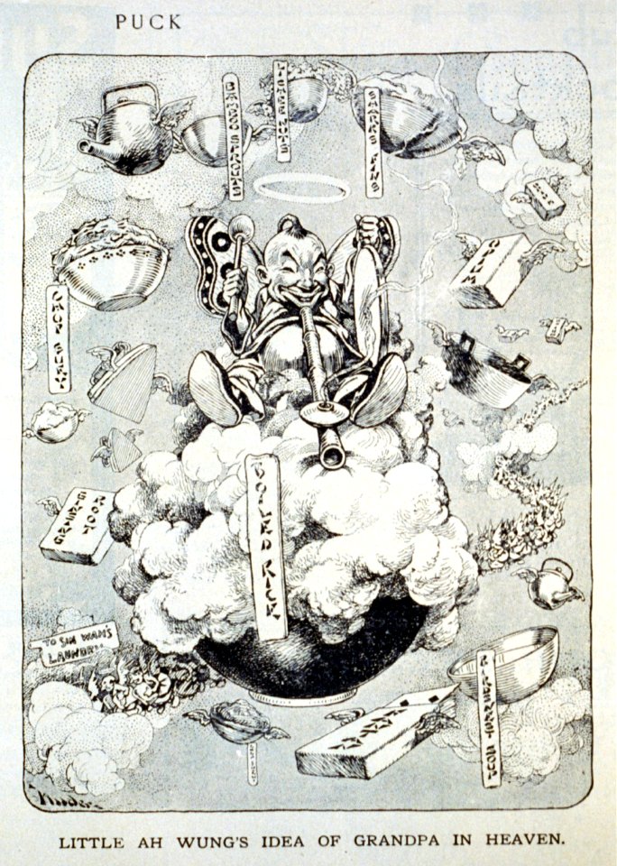 Little Ah Wung's idea of Grandpa in Heaven LCCN2002720378