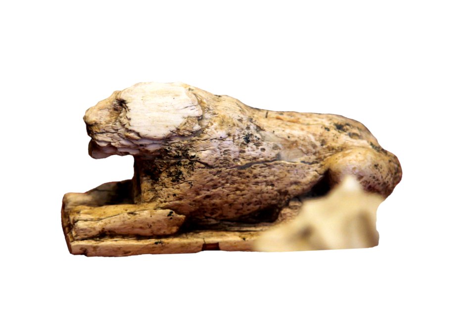 Lion-shaped game counter-E 16667-IMG 0300-white