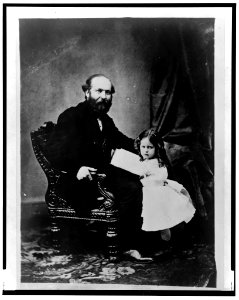 Little Mollie Garfield & her father LCCN2002695289