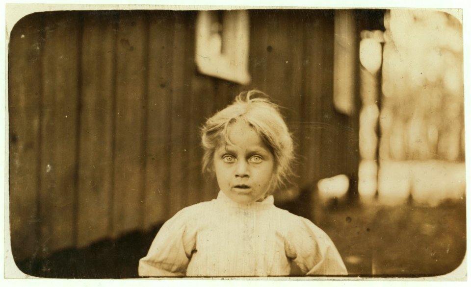 Little Teeny, one of the smallest oyster shuckers at Pass Christian, Miss. Did not know how old she was. LOC nclc.00851
