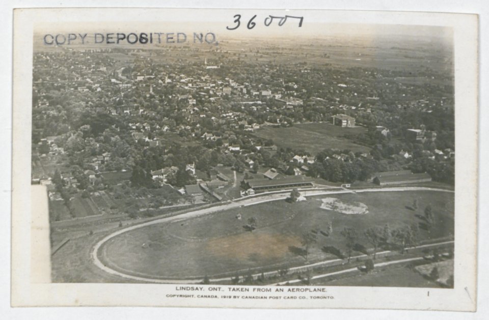 Lindsay Ontario from the Air (HS85-10-36001) original