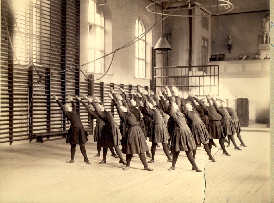 Linggymnastik Gymnastiska Centralinstitutet Stockholm 1880-tal, gih005