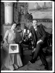 Lisa and Albert Ranft, photo 1901 - SMV - NR010