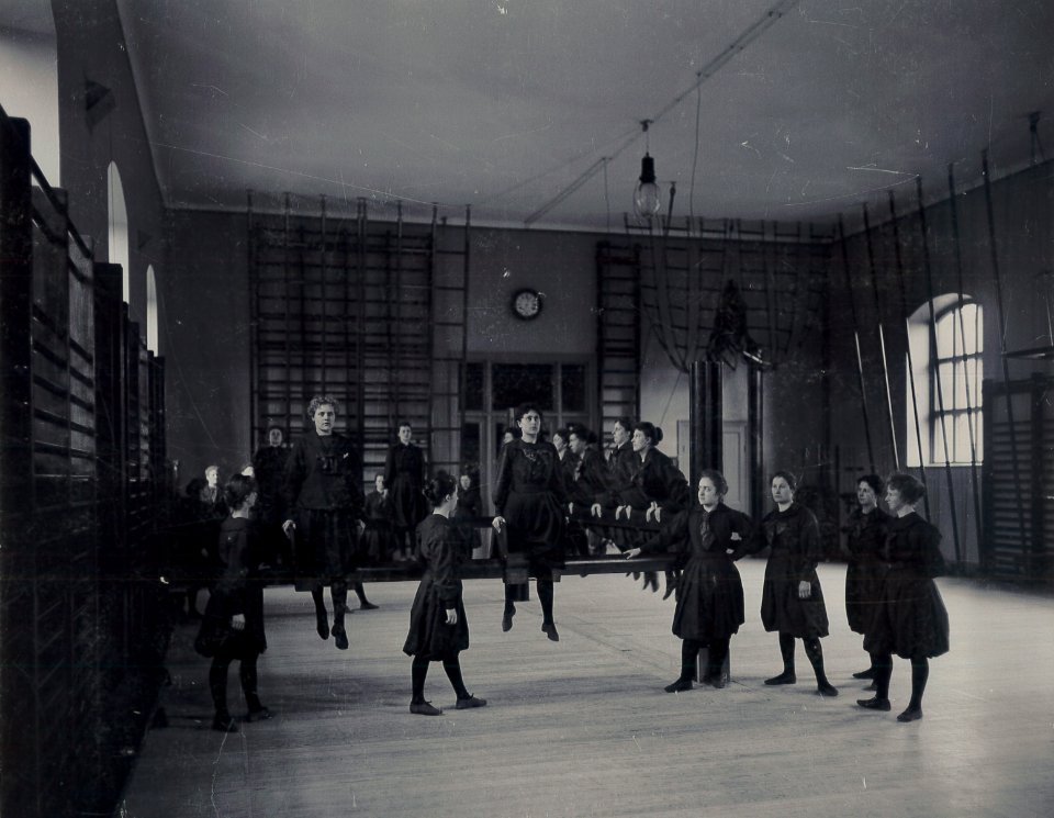 Linggymnastik Gymnastiska Centralinstitutet Stockholm ca 1900 0097