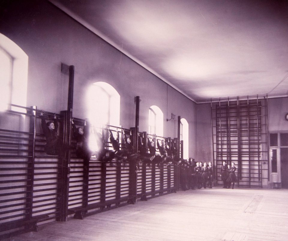Linggymnastik Gymnastiska Centralinstitutet Stockholm ca 1900 gih0066