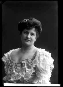 Lisa Ranft, actor, portrait 1906 - SMV - GR017