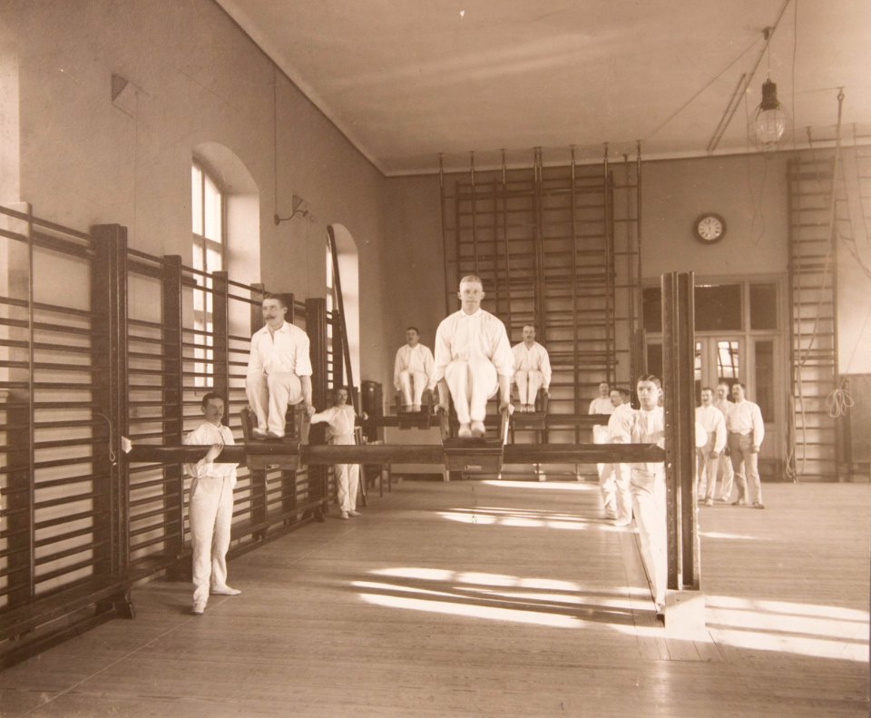 Linggymnastik Gymnastiska Centralinstitutet Stockholm ca 1900, gih0003