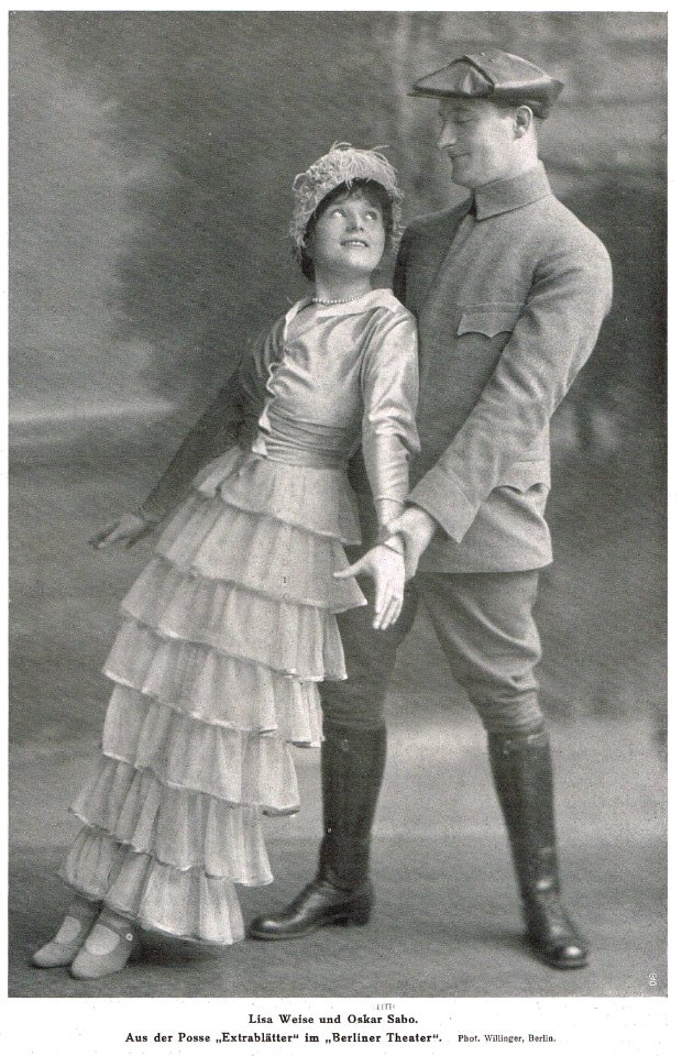 Lisa Weise und Oskar Sabo Extrablätter, 1914