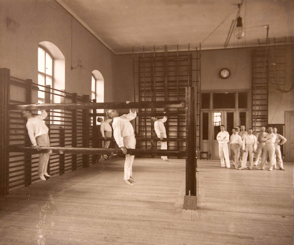 Linggymnastik Gymnastiska Centralinstitutet Stockholm ca 1900, gih0015