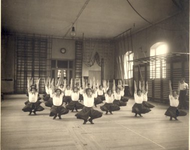 Linggymnastik Gymnastiska Centralinstitutet Stockholm ca 1910, gih001