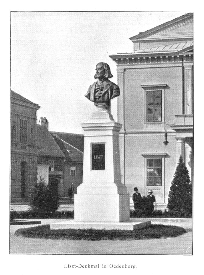 Liszt-Denkmal Sopron -Tilgner, Victor 1844-1896