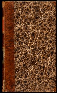 Livius ed. Heusinger vol. 2 (1821), marbled paper on cover photo