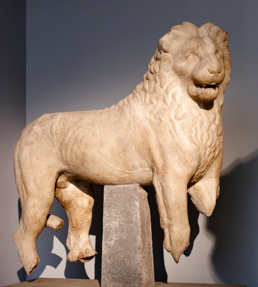 Lion from the Mausoleum in Halicarnassus BM 1857.12-20.240