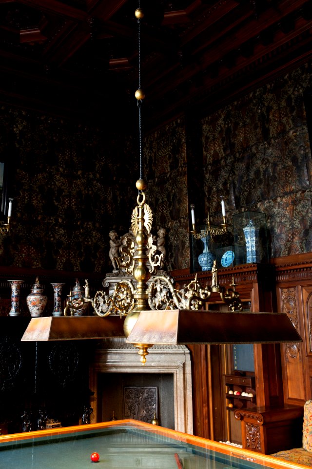 Ljuskrona i biljardrummet - Hallwylska museet - 107080