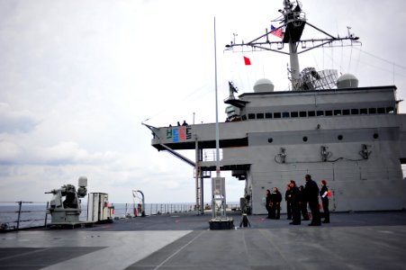 Live-fire exercise aboard USS Blue Ridge 150303-N-NM917-805