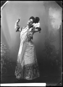 Lisa Ranft at Svenska teaterförbundet's fair 1904 - SMV - NR018