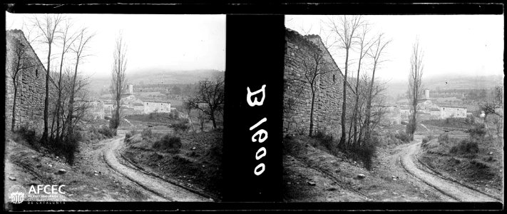 Llorac, vista des del camí