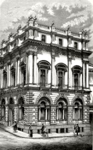 Lithograph of Moorlands House (1)