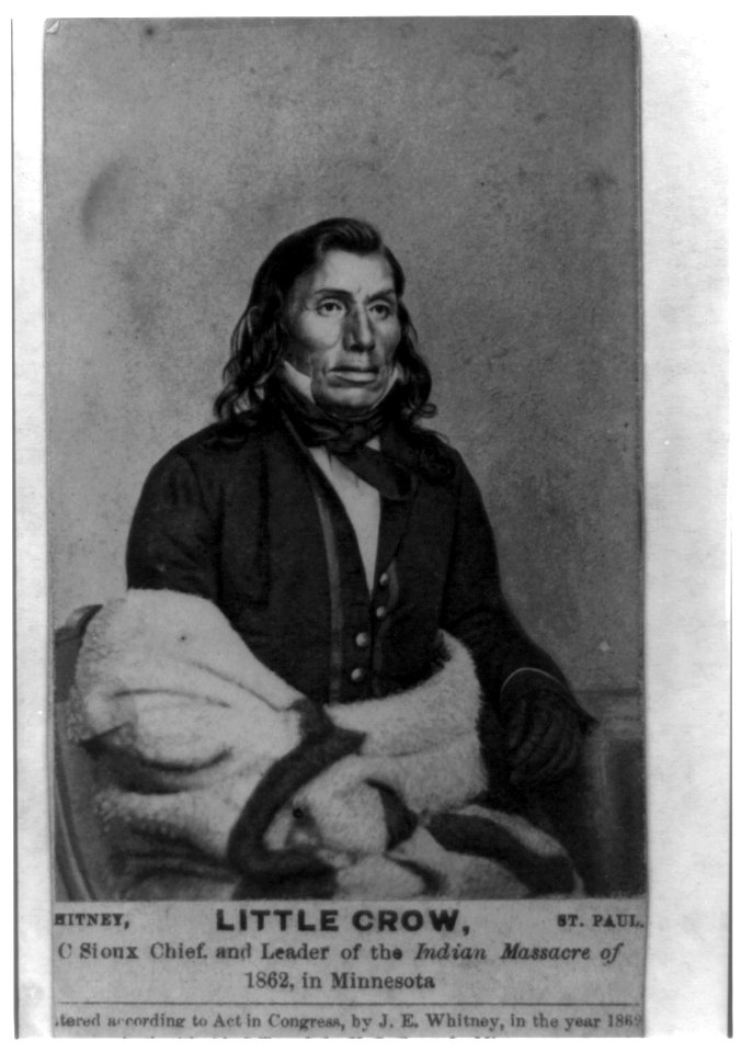 Little Crow, Sioux chief and leader of Indian Massacre of 1862 in Minnesota LCCN2002725163