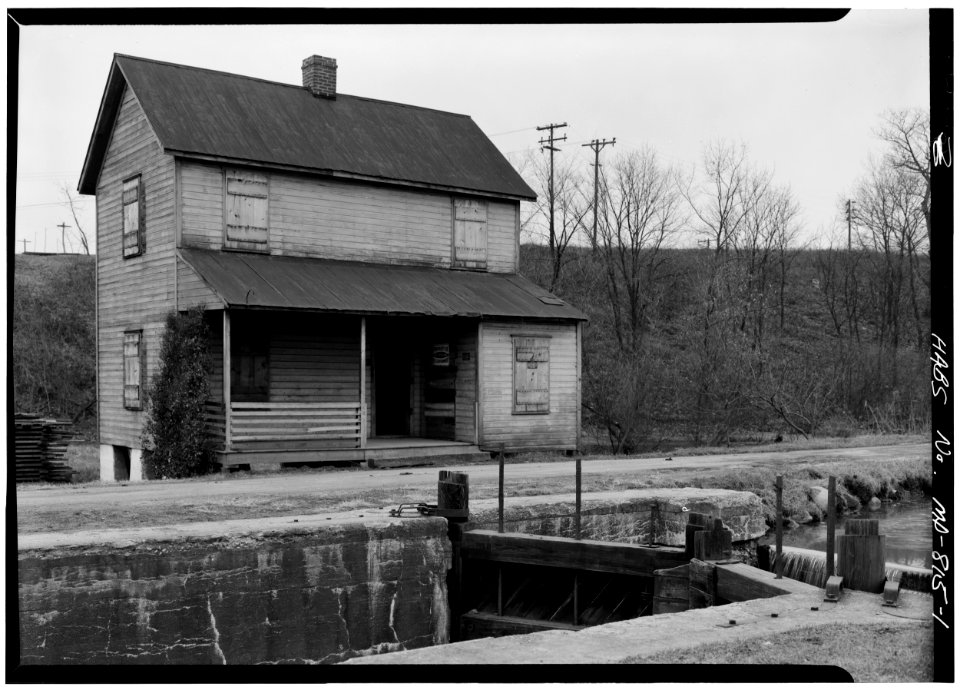 Lock 70 and Lockhouse from HABS