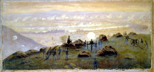Little Round Top view Edwin Forbes