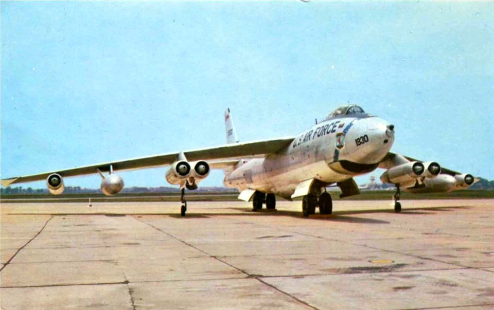 Lockheed-Marietta B-47E Stratojet 53-1830 parked at Langley Air Force Base