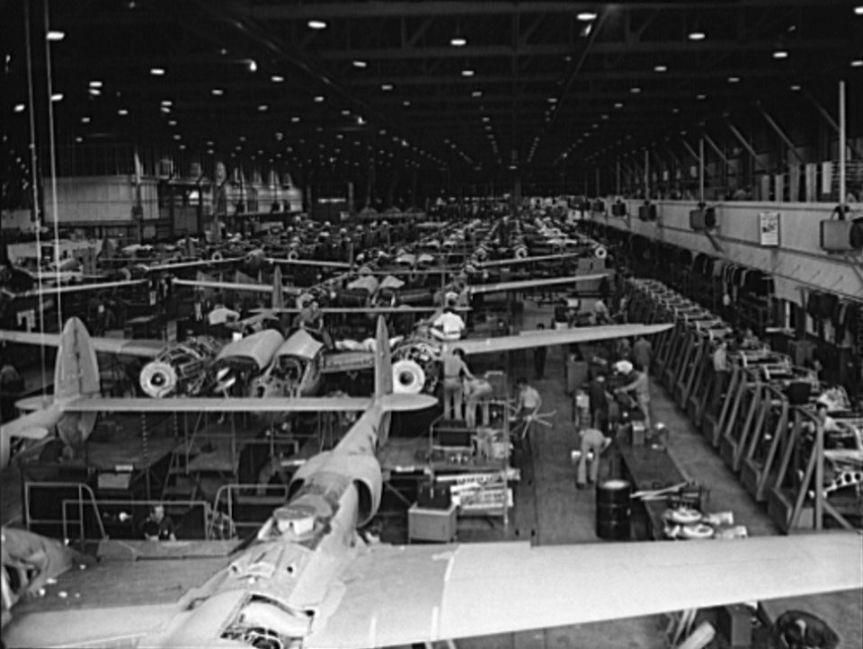 Lockheed plant, ca. 1942