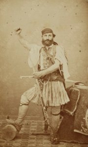 Lockwood de Forest in a Greek costume 1870s cropped