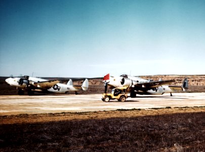 Lockheed PV-1 Venturas at Naval Air Station Port Lyautey, Morocco, circa in May 1945 (80-G-K-5246) photo