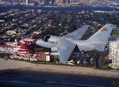 Lockheed S-3B Viking of VS-35 in flight off Coronado on 23 January 1995 (6655040)
