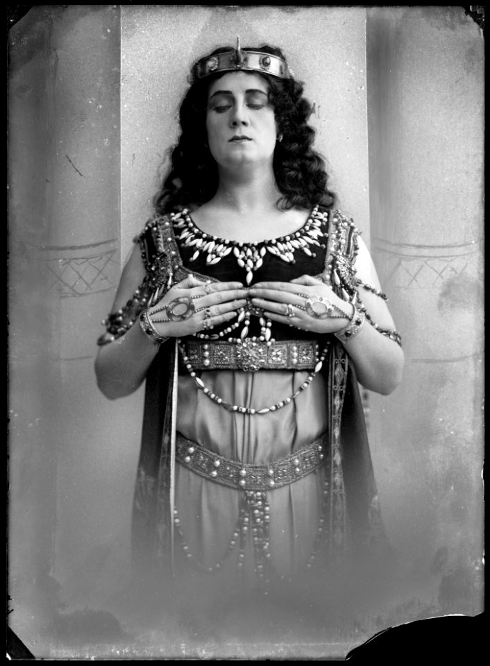Liva Järnefelt in Aida at Kungliga Operan 1914 - SMV - GJ049