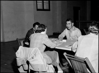 Lodi, California. This farmer of Japanese ancestry has come to the Wartime Civil Control Administra . . . - NARA - 537629