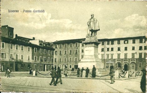 Livourne place Garibaldi 1918