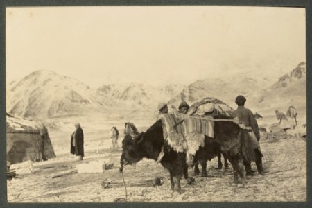 Loading up in the Pamirs