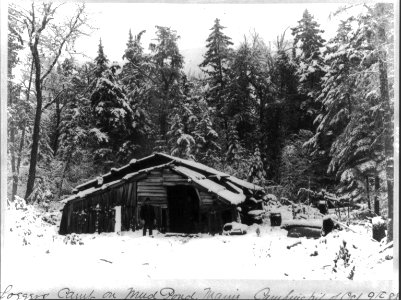 Loggers Camp on Mud Pond LCCN2002711544