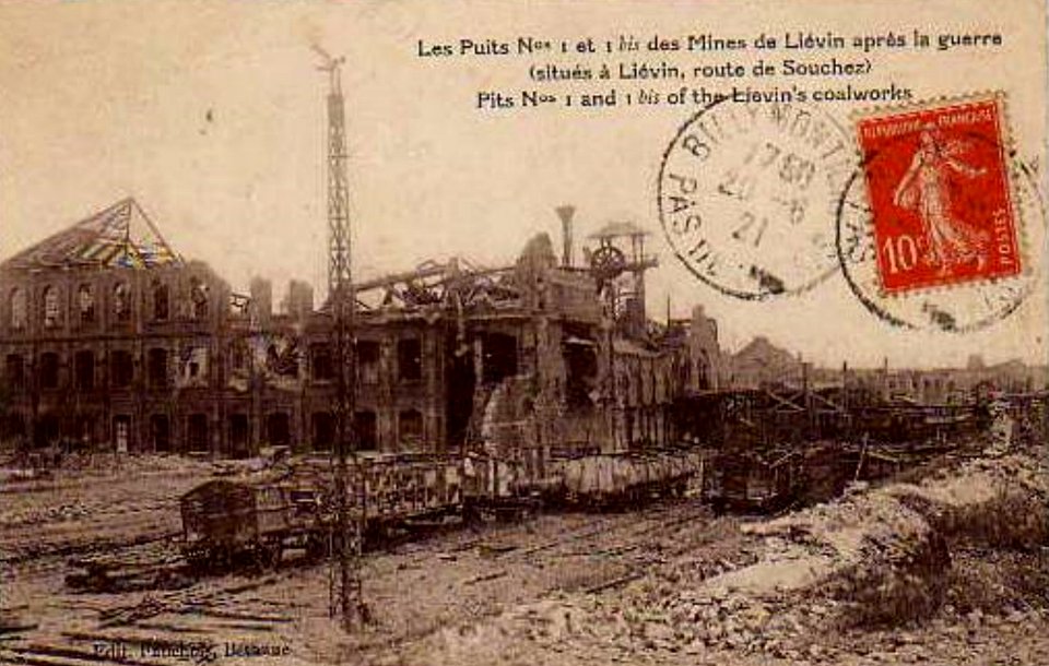 Liévin - Fosse n° 1 - 1 bis - 1 ter des mines de Liévin (F)