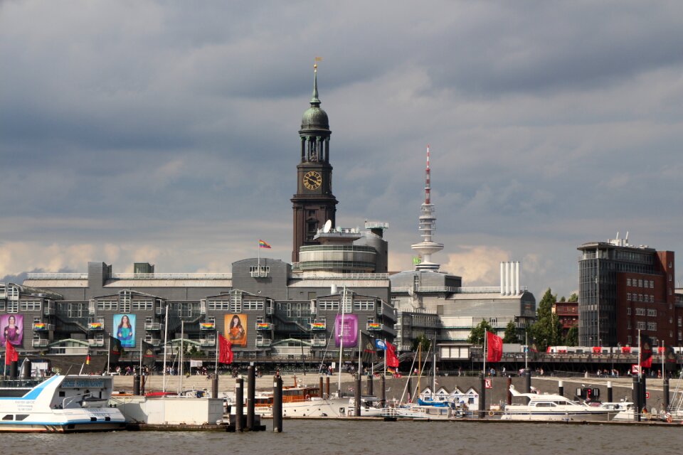 Skyline view hanseatic city
