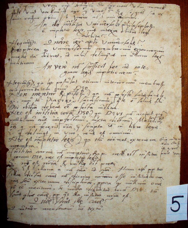 Loci Communes 1597 Seite 5