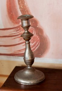 Ljusstake gjord av pläter, 1600- talets mitt - Skoklosters slott - 95159