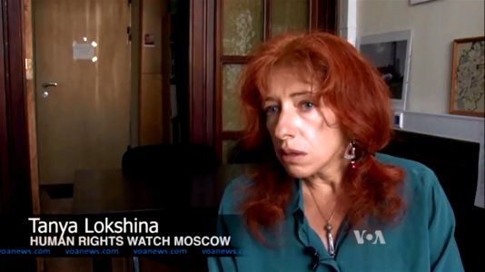 Russia Program Director in Moscow Tanya Lokshina